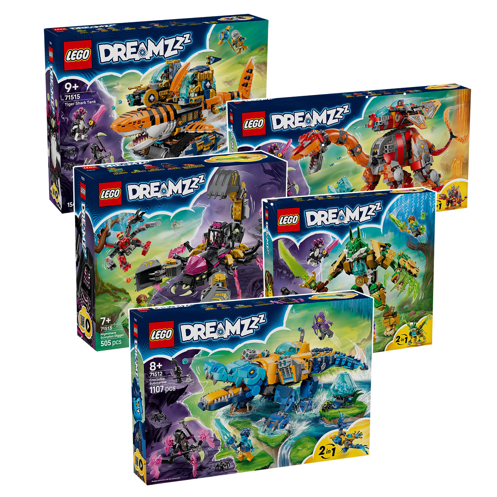 2026マスターグレードの夢　全セット new-lego-dreamzzz-sets-january